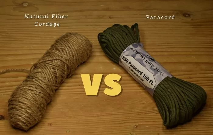 Natural Fiber Cordage vs Paracord